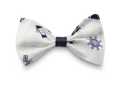 White maritime Bella Hair Bow