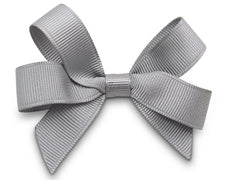 All Grey Pat Hair Bow